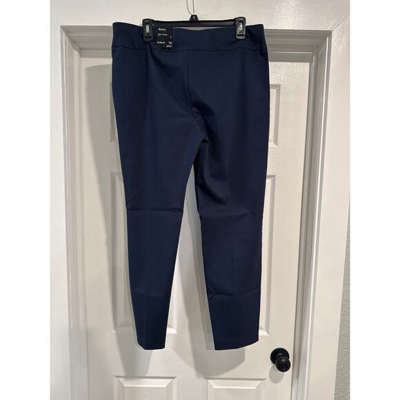 Alfani Tummy Control Skinny Pants Navy Women's Size 16 - Picture 2 of 10